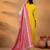 Mustard Floral Yoke Design Thread Work Pure Cotton Kurta With Trouser & Dupatta