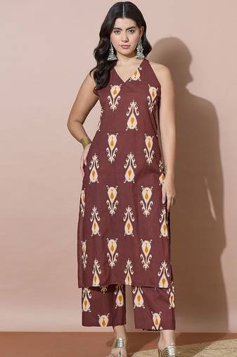 Women Floral Printed Regular Kurta with Palazzos