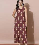 Women Floral Printed Regular Kurta with Palazzos