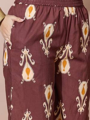 Women Floral Printed Regular Kurta with Palazzos 3