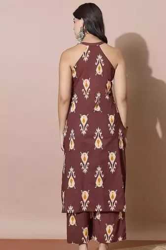 Women Floral Printed Regular Kurta with Palazzos