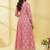 Women Ethnic Motifs Printed Panelled Kurta with Trousers & With Dupatta