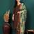 V-Neck Straight Kurta with Trousers And Dupatta