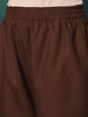 V-Neck Straight Kurta with Trousers And Dupatta 4
