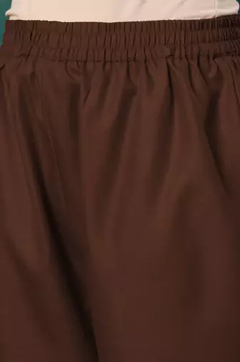 V-Neck Straight Kurta with Trousers And Dupatta