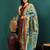 V-Neck Straight Kurta with Trousers And Dupatta