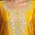 Floral Embroidered Zari Work Straight Kurta With Palazzos & Dupatta