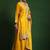 Floral Embroidered Zari Work Straight Kurta With Palazzos & Dupatta
