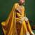 Floral Embroidered Zari Work Straight Kurta With Palazzos & Dupatta