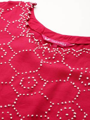 Embroidered Regular Thread Work Kurta with Trousers & With Dupatta 2