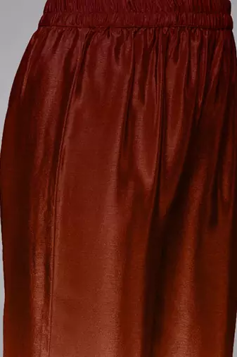 Women Embroidered Regular Sequinned Kurta with Trousers