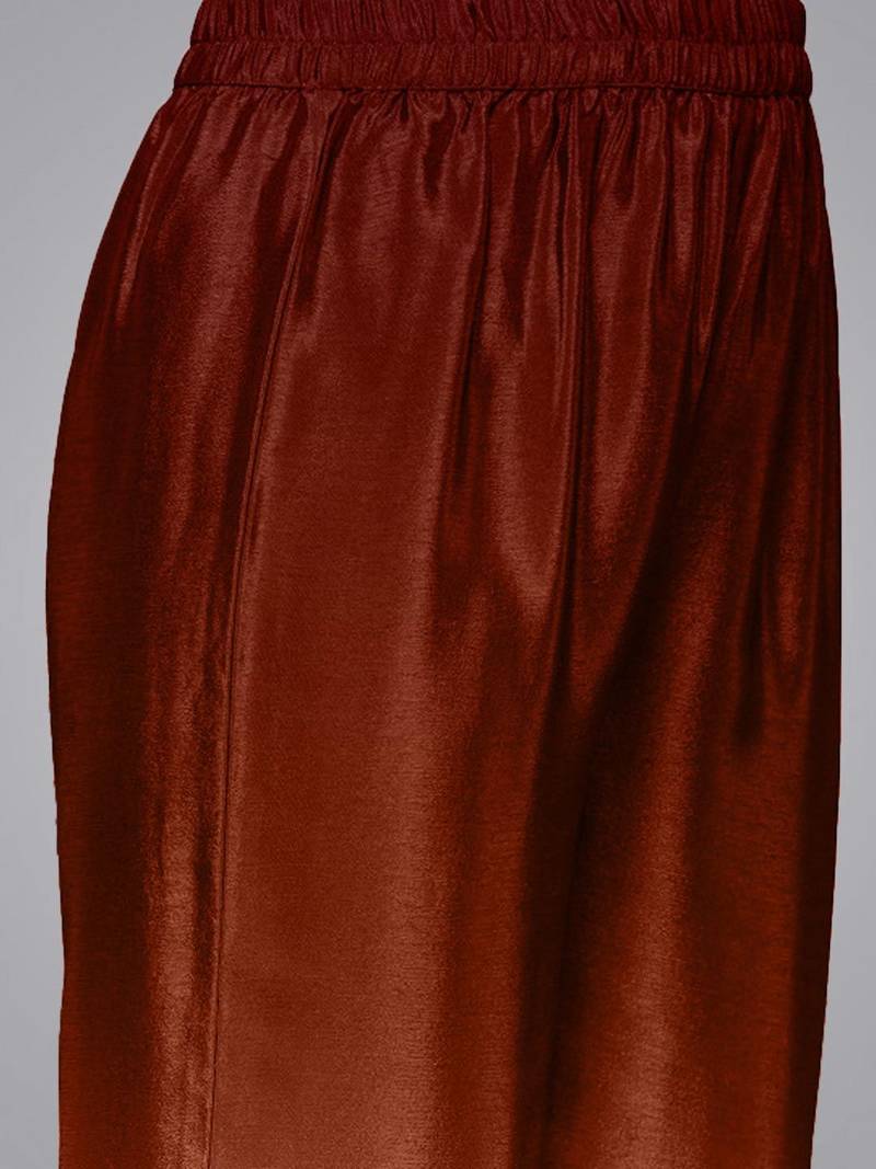 Women Embroidered Regular Sequinned Kurta with Trousers