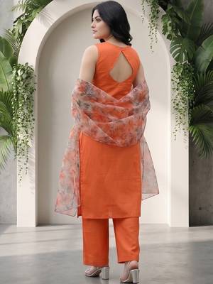 Women Floral Regular  Cotton Kurta with Palazzos & With Dupatta 4