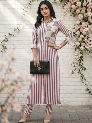 Women Printed Regular Kurta with Pyjamas 1