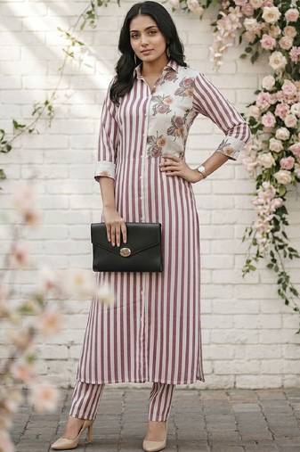 Women Printed Regular Kurta with Pyjamas