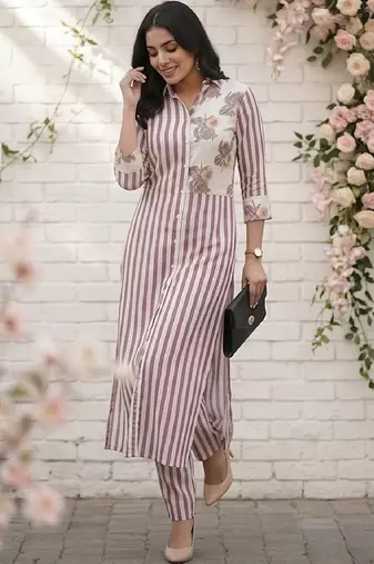 Women Printed Regular Kurta with Pyjamas