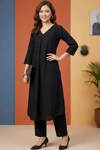 Women Regular Kurta with Trousers