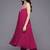 Women Ethnic Motifs Embroidered Empire Thread Work Silk Georgette Kurta with Trousers