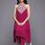 Women Ethnic Motifs Embroidered Empire Thread Work Silk Georgette Kurta with Trousers