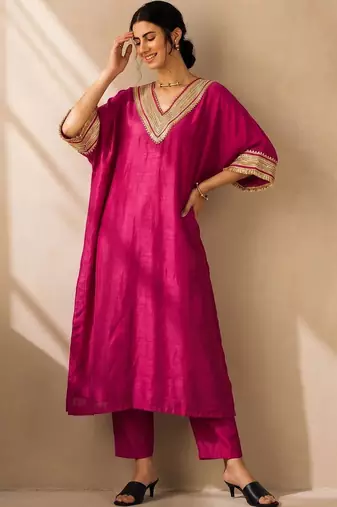 Yoke Design Kurta with Trousers