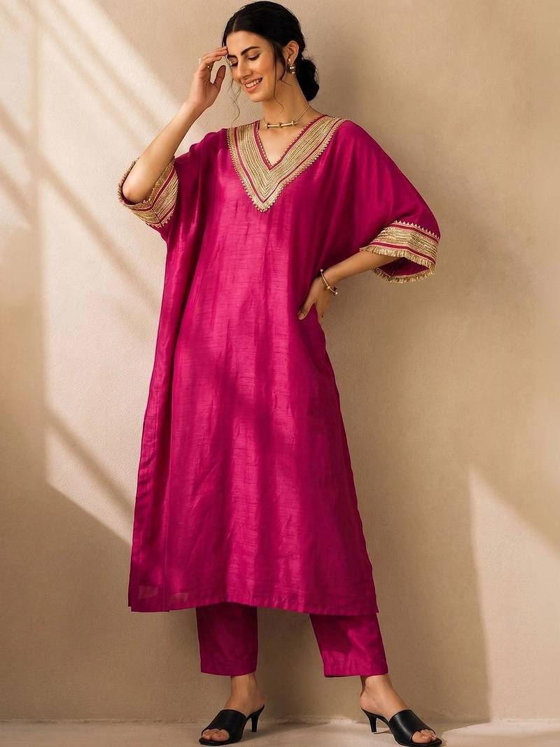Yoke Design Kurta with Trousers
