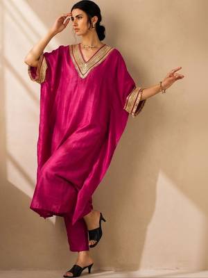 Yoke Design Kurta with Trousers 5