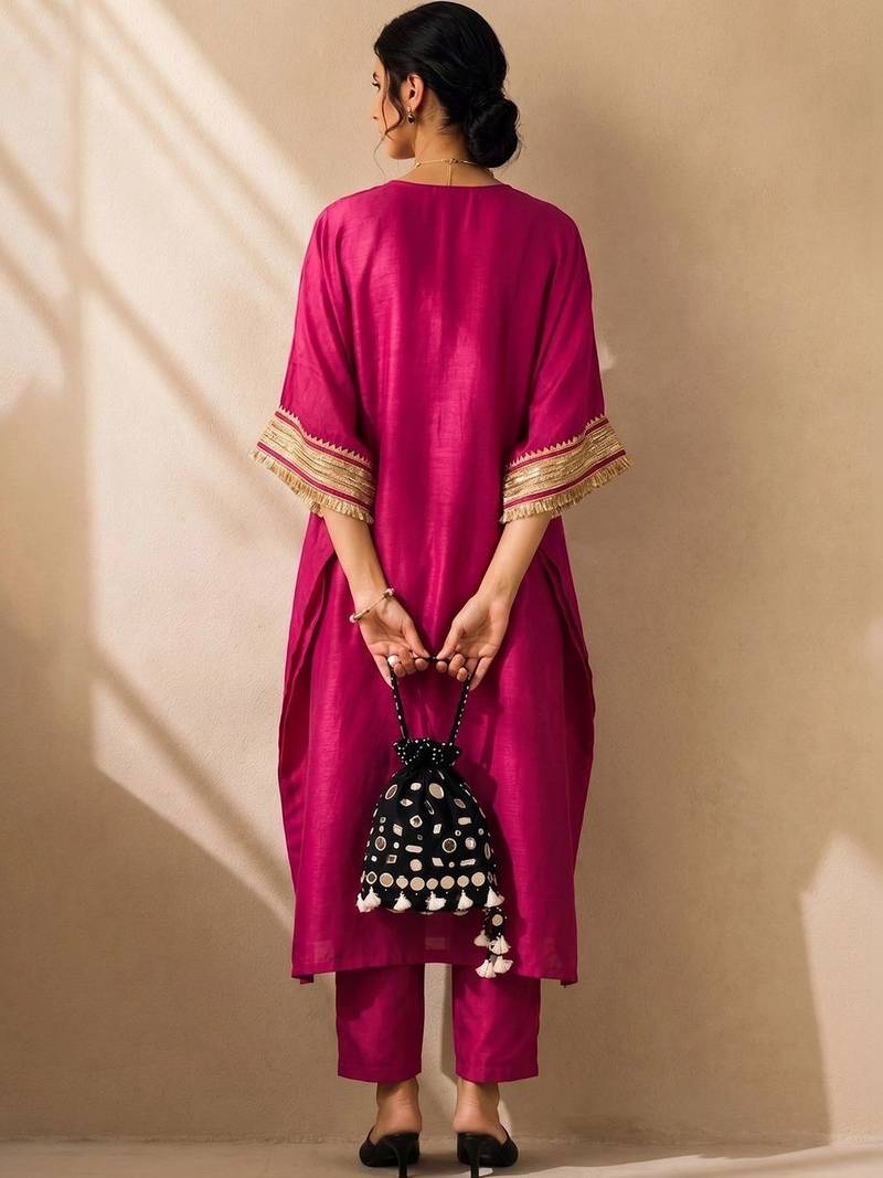 Yoke Design Kurta with Trousers