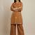 Cotton Flex Thread Work Kurta With Palazzos