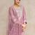 Women Floral Embroidered Regular Chanderi Silk Kurta with Trousers & With Dupatta