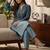 Women Ombre Dyed Regular Thread Work Kurta with Trousers