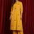 Cotton Flex Embroidered Regular Thread Work Kurta With Palazzos