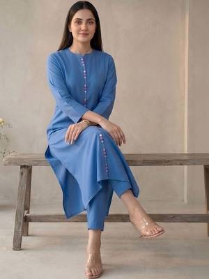 Women Regular Kurta with Trousers 3