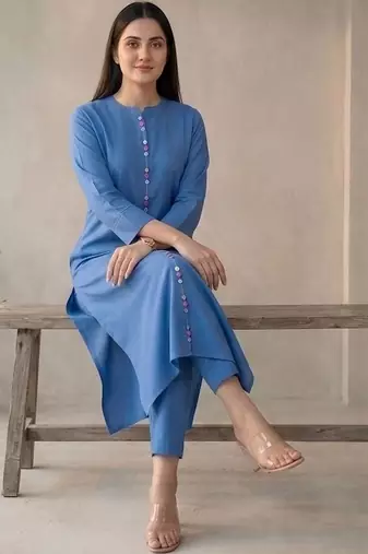 Women Regular Kurta with Trousers