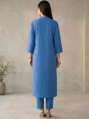 Women Regular Kurta with Trousers 7
