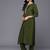 Thread & Zari Embroidered Kurta with Trouser & Ethnic Printed Dupatta