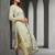 Women Floral Printed Regular Thread Work Chanderi Cotton Kurta with Trousers & With Dupatta