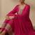 Women Ethnic Motifs Embroidered Panelled Thread Work Kurta with Churidar & With Dupatta
