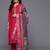 Thread & Zari Embroidered Kurta with Trouser & Ethnic Printed Dupatta