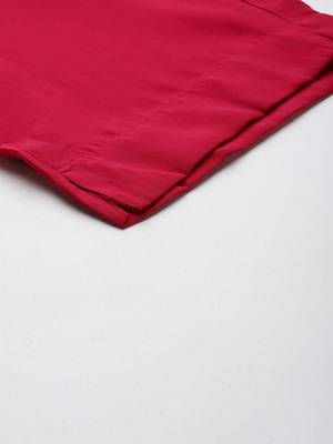 Thread & Zari Embroidered Kurta with Trouser & Ethnic Printed Dupatta 9