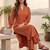 Women Regular Silk Crepe Kurta with Trousers