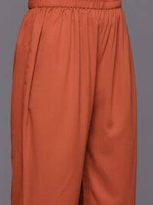Women Regular Silk Crepe Kurta with Trousers 6