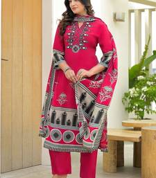 Women Ethnic Motifs Printed Regular Mirror Work Kurta with Trousers & With Dupatta