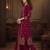 Women Ethnic Motifs Printed Regular Velvet Kurta with Trousers & With Dupatta