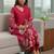 Women Floral Printed Regular Chanderi Silk Kurta with Trousers & With Dupatta