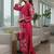 Women Floral Printed Regular Chanderi Silk Kurta with Trousers & With Dupatta