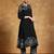 Floral Printed Mandarin Collar A-Line Pure Cotton Kurta With Trousers