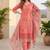 Women Ethnic Motifs Regular Thread Work  Cotton Kurta with Trousers & With Dupatta