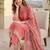 Women Ethnic Motifs Regular Thread Work  Cotton Kurta with Trousers & With Dupatta