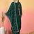Floral Embroidered Thread Work Kurta With Trousers & Dupatta