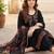 Women Floral Embroidered Regular Thread Work Kurta with Patiala & With Dupatta